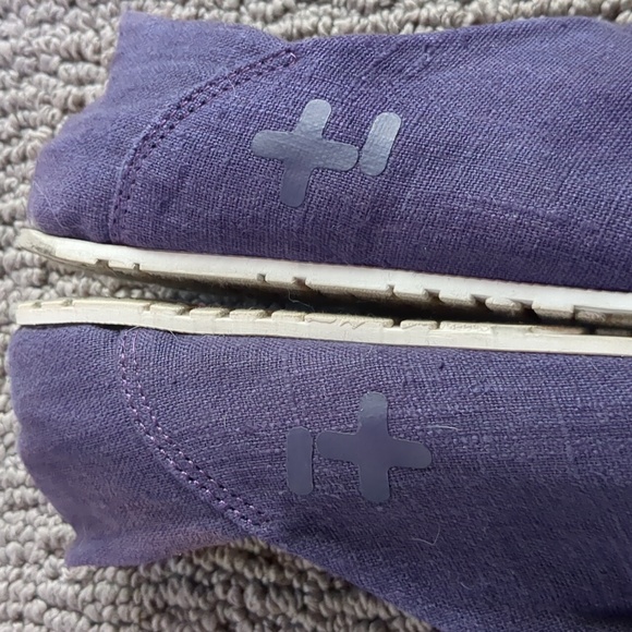 Otz Linen Purple Shoes - Picture 4 of 4